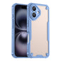 Armor Glaze PC Hybrid TPU Phone Case, For iPhone 16, For iPhone 15 Pro Max, For iPhone 15 Pro, For iPhone 15 Plus