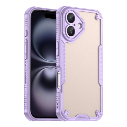 Armor Glaze PC Hybrid TPU Phone Case, For iPhone 16, For iPhone 15 Pro Max, For iPhone 15 Pro, For iPhone 15 Plus