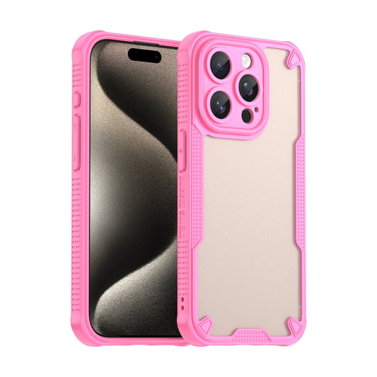 Armor Glaze PC Hybrid TPU Phone Case, For iPhone 15 Pro Max, For iPhone 15 Pro, For iPhone 15 Plus, For iPhone 15