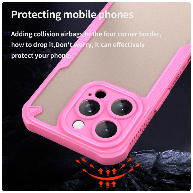 Armor Glaze PC Hybrid TPU Phone Case, For iPhone 15 Pro Max, For iPhone 15 Pro, For iPhone 15 Plus, For iPhone 15