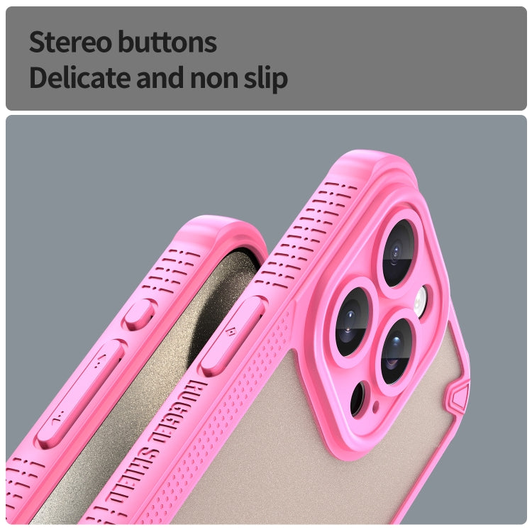 Armor Glaze PC Hybrid TPU Phone Case, For iPhone 15 Pro Max, For iPhone 15 Pro, For iPhone 15 Plus, For iPhone 15