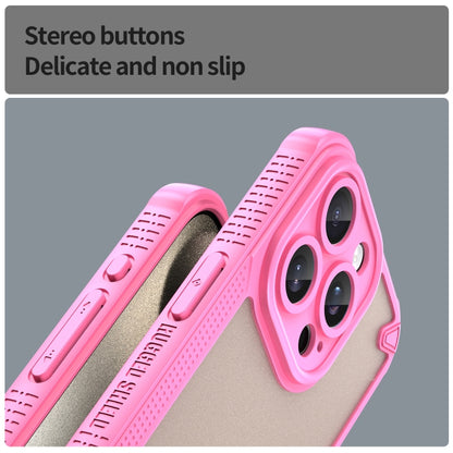 Armor Glaze PC Hybrid TPU Phone Case, For iPhone 15 Pro Max, For iPhone 15 Pro, For iPhone 15 Plus, For iPhone 15