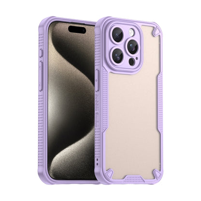 Armor Glaze PC Hybrid TPU Phone Case, For iPhone 16, For iPhone 15 Pro Max, For iPhone 15 Pro, For iPhone 15 Plus