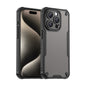 Armor Glaze PC Hybrid TPU Phone Case, For iPhone 16, For iPhone 15 Pro Max, For iPhone 15 Pro, For iPhone 15 Plus