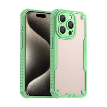 Armor Glaze PC Hybrid TPU Phone Case, For iPhone 16, For iPhone 15 Pro Max, For iPhone 15 Pro, For iPhone 15 Plus