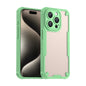 Armor Glaze PC Hybrid TPU Phone Case, For iPhone 16, For iPhone 15 Pro Max, For iPhone 15 Pro, For iPhone 15 Plus