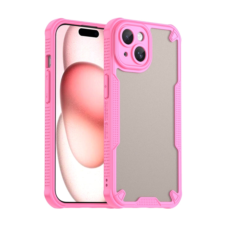 Armor Glaze PC Hybrid TPU Phone Case, For iPhone 15 Pro Max, For iPhone 15 Pro, For iPhone 15 Plus, For iPhone 15