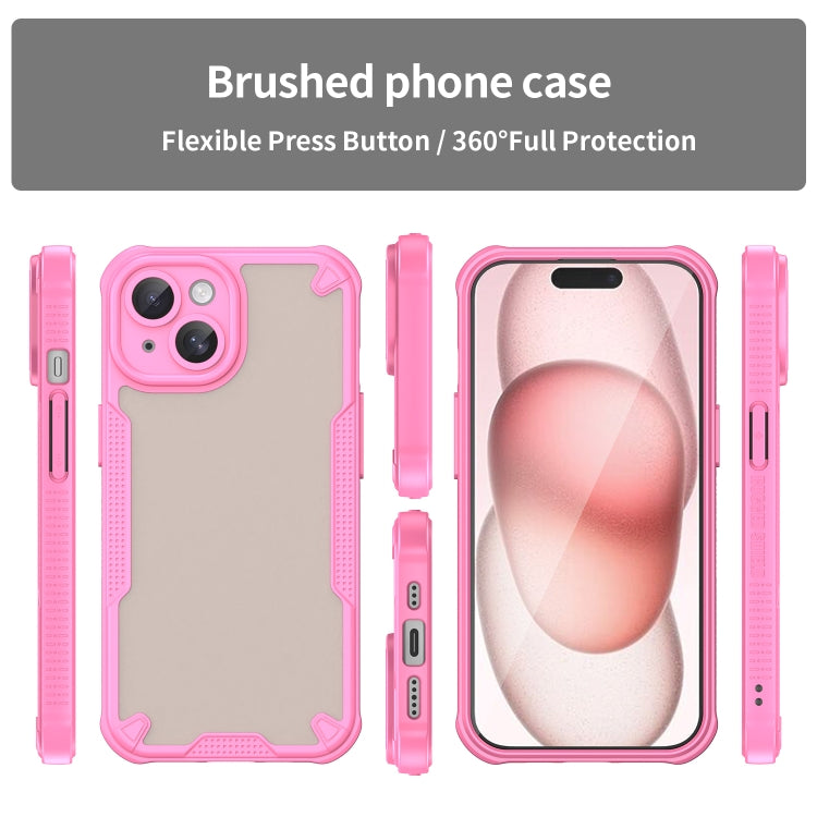 Armor Glaze PC Hybrid TPU Phone Case, For iPhone 15, For iPhone 14 Plus, For iPhone 14, For iPhone 14 Pro