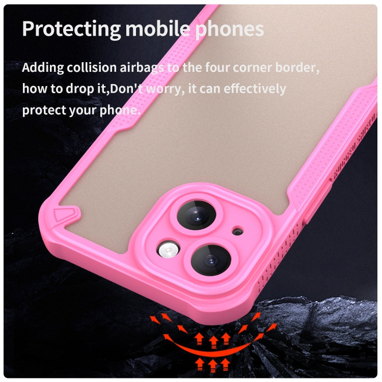 Armor Glaze PC Hybrid TPU Phone Case, For iPhone 15, For iPhone 14 Plus, For iPhone 14, For iPhone 14 Pro
