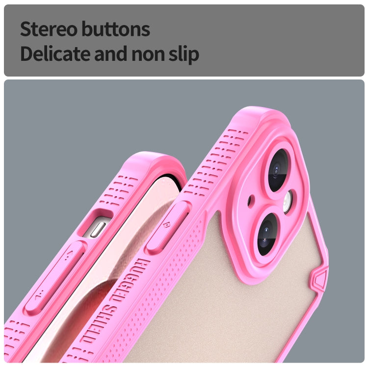 Armor Glaze PC Hybrid TPU Phone Case, For iPhone 15, For iPhone 14 Plus, For iPhone 14, For iPhone 14 Pro