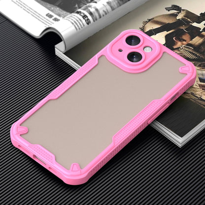 Armor Glaze PC Hybrid TPU Phone Case, For iPhone 15, For iPhone 14 Plus, For iPhone 14, For iPhone 14 Pro