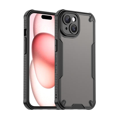 Armor Glaze PC Hybrid TPU Phone Case, For iPhone 15, For iPhone 14 Plus, For iPhone 14, For iPhone 14 Pro