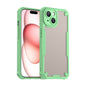 Armor Glaze PC Hybrid TPU Phone Case, For iPhone 15, For iPhone 14 Plus, For iPhone 14, For iPhone 14 Pro