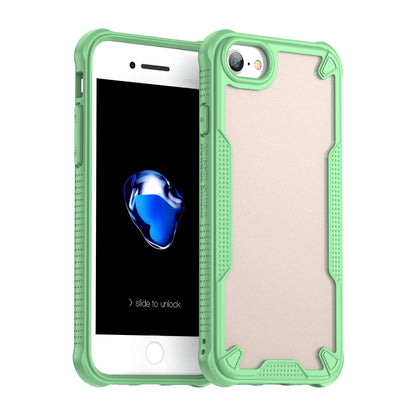 Armor Glaze PC Hybrid TPU Phone Case, For iPhone X, For iPhone 8 Plus, For iPhone 8, For iPhone 7 Plus