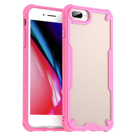 Armor Glaze PC Hybrid TPU Phone Case, For iPhone 8 Plus, For iPhone 8, For iPhone 7 Plus, For iPhone 7