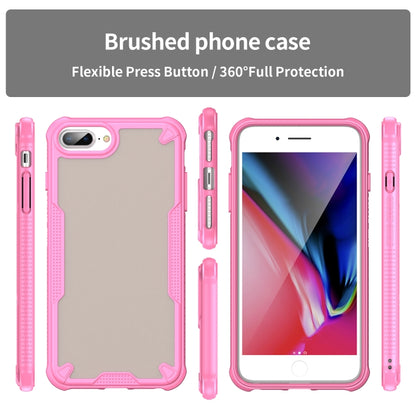 Armor Glaze PC Hybrid TPU Phone Case, For iPhone 8 Plus, For iPhone 8, For iPhone 7 Plus, For iPhone 7