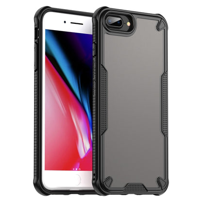 Armor Glaze PC Hybrid TPU Phone Case, For iPhone X, For iPhone 8 Plus, For iPhone 8, For iPhone 7 Plus