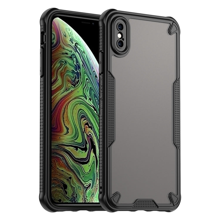 Armor Glaze PC Hybrid TPU Phone Case, For iPhone XS, For iPhone XR, For iPhone XS Max, For iPhone X