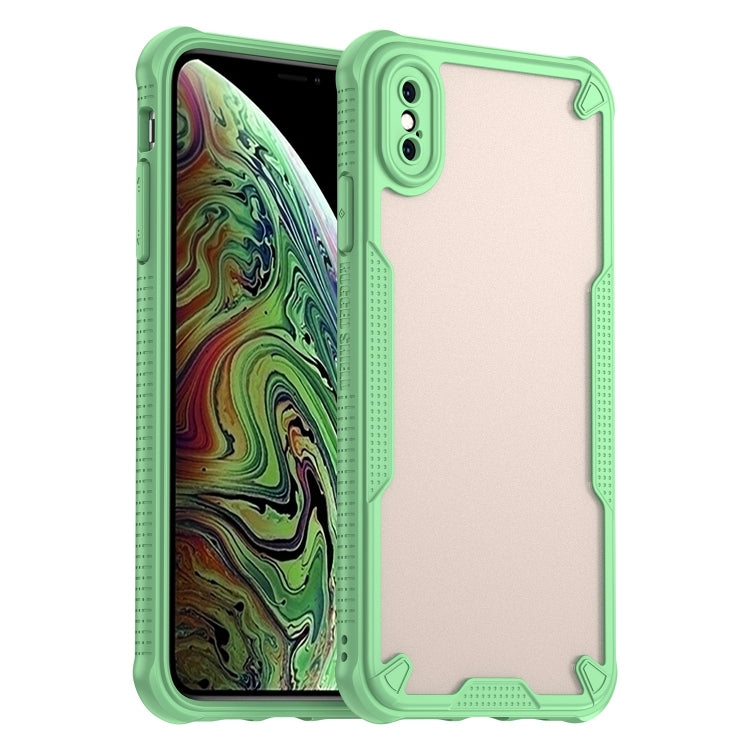 Armor Glaze PC Hybrid TPU Phone Case, For iPhone XS, For iPhone XR, For iPhone XS Max, For iPhone X