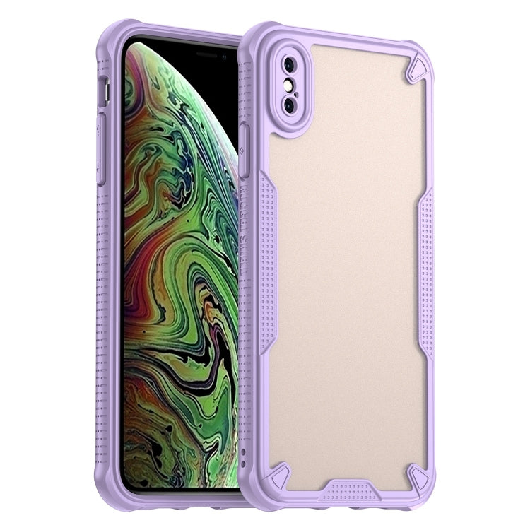 Armor Glaze PC Hybrid TPU Phone Case, For iPhone XS, For iPhone XR, For iPhone XS Max, For iPhone X