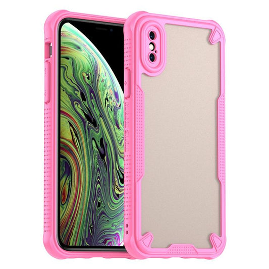 Armor Glaze PC Hybrid TPU Phone Case, For iPhone XS, For iPhone XR, For iPhone XS Max, For iPhone X