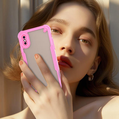 Armor Glaze PC Hybrid TPU Phone Case, For iPhone X, For iPhone 8 Plus, For iPhone 8, For iPhone 7 Plus