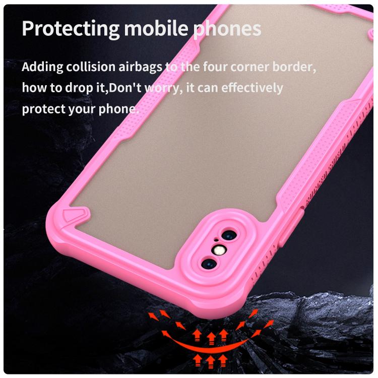 Armor Glaze PC Hybrid TPU Phone Case, For iPhone X, For iPhone 8 Plus, For iPhone 8, For iPhone 7 Plus