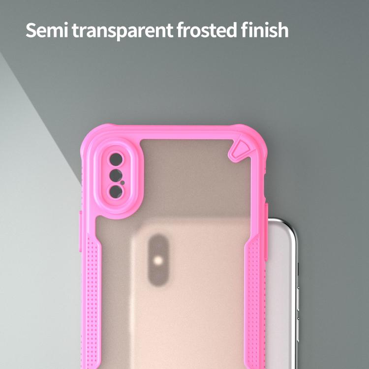 Armor Glaze PC Hybrid TPU Phone Case, For iPhone X, For iPhone 8 Plus, For iPhone 8, For iPhone 7 Plus