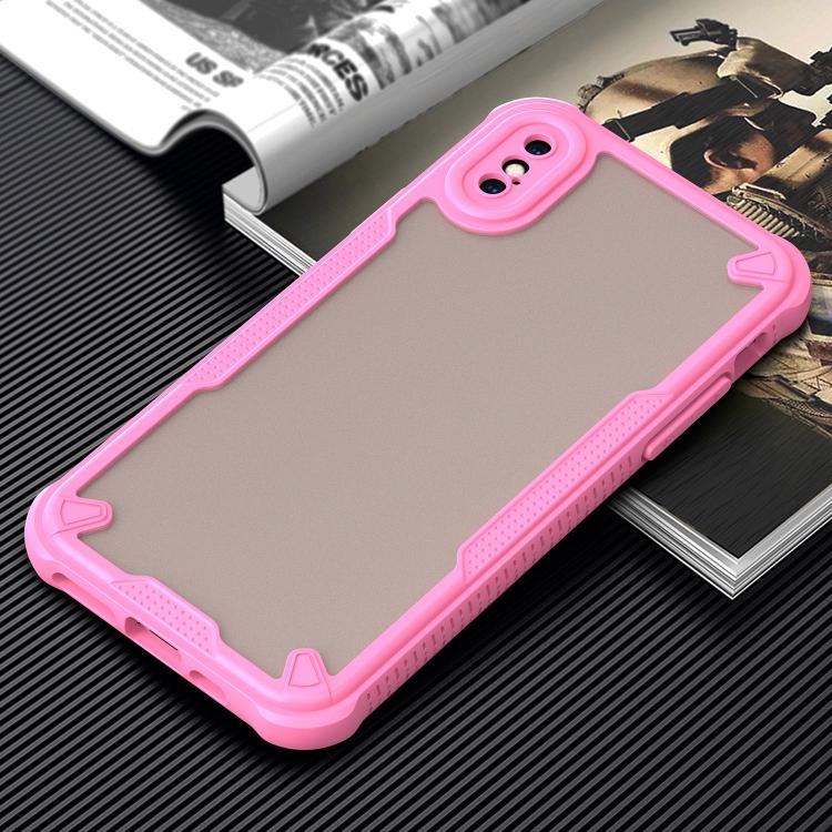 Armor Glaze PC Hybrid TPU Phone Case, For iPhone X, For iPhone 8 Plus, For iPhone 8, For iPhone 7 Plus