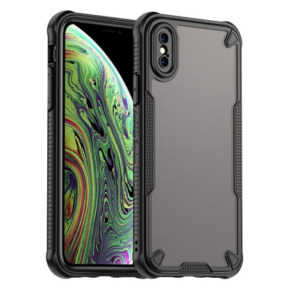 Armor Glaze PC Hybrid TPU Phone Case, For iPhone X, For iPhone 8 Plus, For iPhone 8, For iPhone 7 Plus