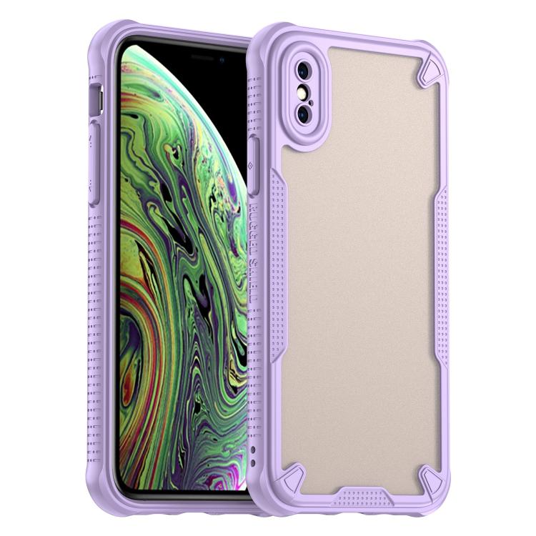 Armor Glaze PC Hybrid TPU Phone Case, For iPhone X, For iPhone 8 Plus, For iPhone 8, For iPhone 7 Plus