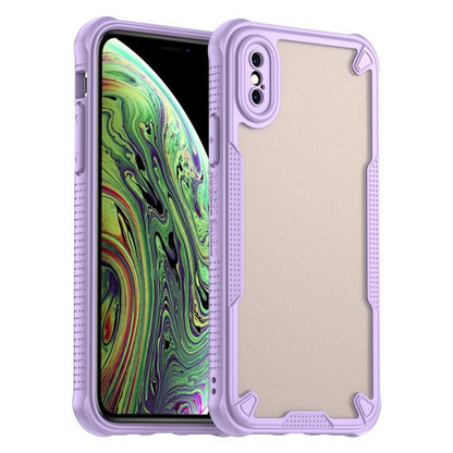Armor Glaze PC Hybrid TPU Phone Case, For iPhone X, For iPhone 8 Plus, For iPhone 8, For iPhone 7 Plus