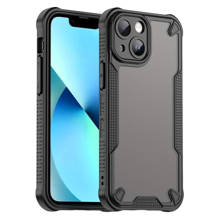 Armor Glaze PC Hybrid TPU Phone Case, For iPhone 13, For iPhone 13 mini, For iPhone 12, For iPhone 12 Pro Max