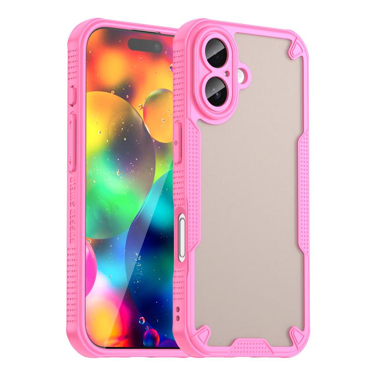 Armor Glaze PC Hybrid TPU Phone Case, For iPhone 17 Pro, For iPhone 17, For iPhone Air, For iPhone 16 Pro Max