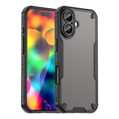 Armor Glaze PC Hybrid TPU Phone Case, For iPhone 17 Pro, For iPhone 17, For iPhone Air, For iPhone 16 Pro Max
