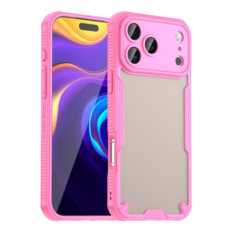 Armor Glaze PC Hybrid TPU Phone Case, For iPhone 17e / 16e, For iPhone 17 Pro Max, For iPhone 17 Pro, For iPhone 17