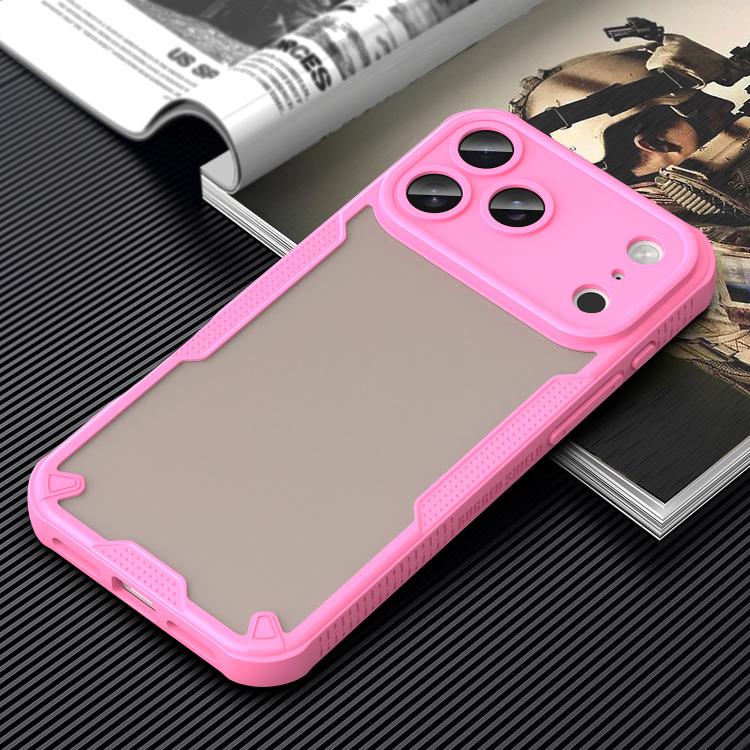 Armor Glaze PC Hybrid TPU Phone Case, For iPhone 17 Pro Max, For iPhone 17 Pro, For iPhone 17, For iPhone Air