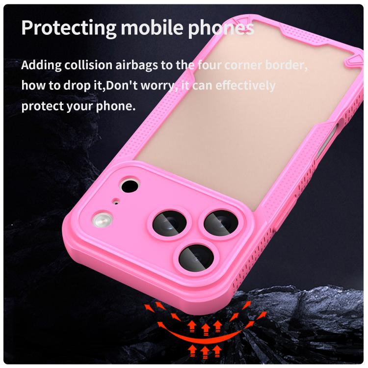Armor Glaze PC Hybrid TPU Phone Case, For iPhone 17 Pro, For iPhone 17, For iPhone Air, For iPhone 16 Pro Max