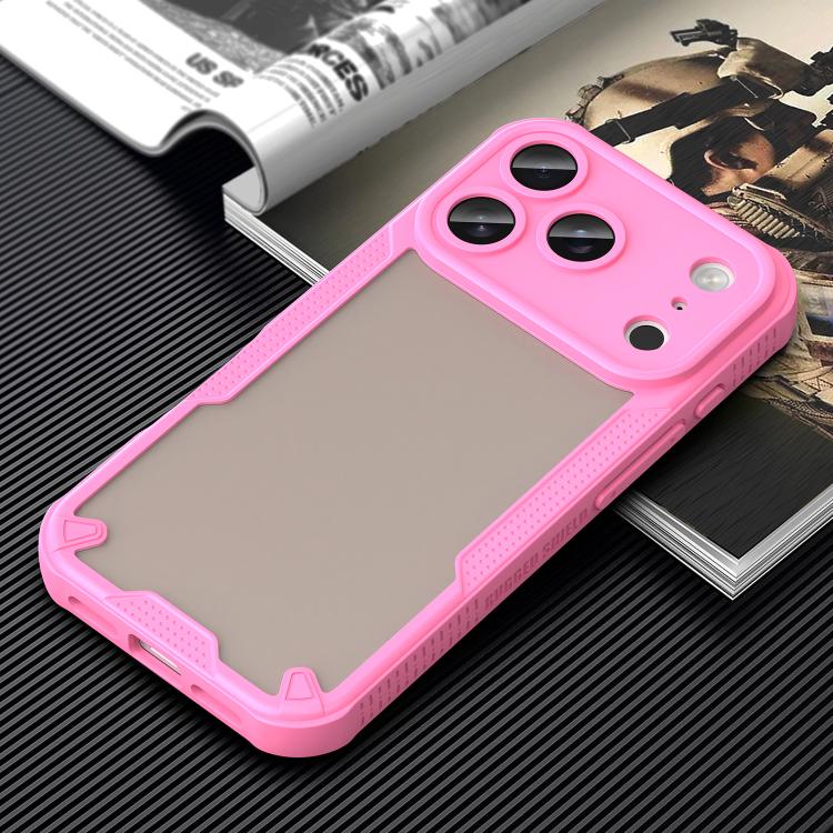 Armor Glaze PC Hybrid TPU Phone Case, For iPhone 17 Pro, For iPhone 17, For iPhone Air, For iPhone 16 Pro Max