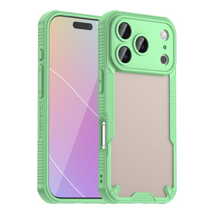 Armor Glaze PC Hybrid TPU Phone Case, For iPhone 17 Pro, For iPhone 17, For iPhone Air, For iPhone 16 Pro Max