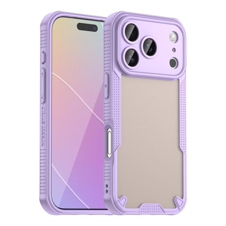 Armor Glaze PC Hybrid TPU Phone Case, For iPhone 17 Pro, For iPhone 17, For iPhone Air, For iPhone 16 Pro Max