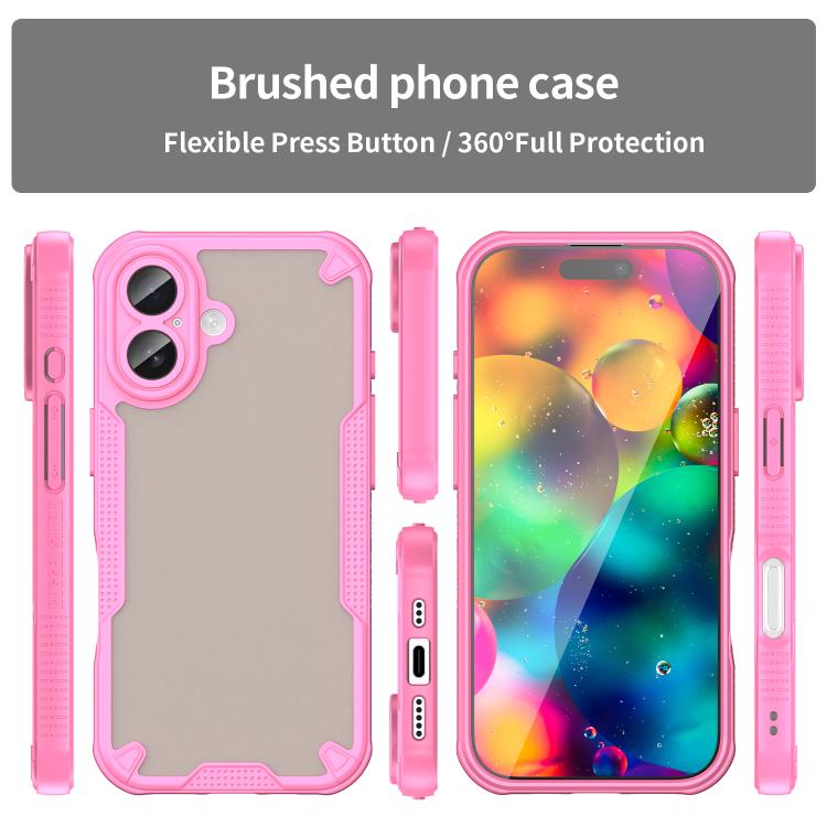 Armor Glaze PC Hybrid TPU Phone Case, For iPhone 18, For iPhone 18 Pro, For iPhone 18 Pro Max, For iPhone 17e / 16e
