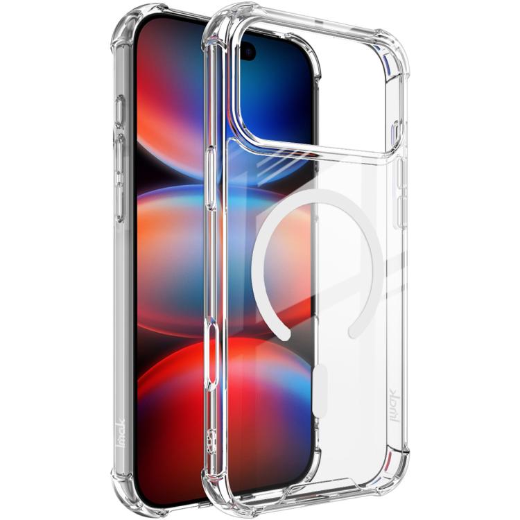 IMAK Space Shield PC + TPU Airbag Shockproof MagSafe Phone Case, For iPhone 18 Pro / 17 Pro, For iPhone 18 Pro Max / 17 Pro Max, For iPhone 17 Air, For iPhone 16 Pro, For iPhone 16