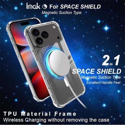 IMAK Space Shield PC + TPU Airbag Shockproof MagSafe Phone Case, For iPhone 18 Pro / 17 Pro, For iPhone 18 Pro Max / 17 Pro Max, For iPhone 17 Air, For iPhone 16 Pro, For iPhone 16