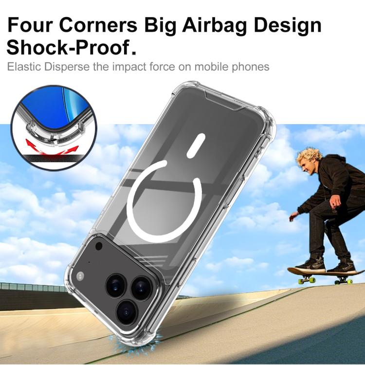 IMAK Space Shield PC + TPU Airbag Shockproof MagSafe Phone Case, For iPhone 18 Pro / 17 Pro, For iPhone 18 Pro Max / 17 Pro Max, For iPhone 17 Air, For iPhone 16 Pro, For iPhone 16