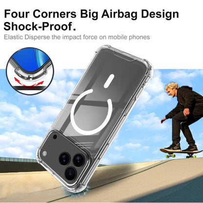 IMAK Space Shield PC + TPU Airbag Shockproof MagSafe Phone Case, For iPhone 18 Pro / 17 Pro, For iPhone 18 Pro Max / 17 Pro Max, For iPhone 17 Air, For iPhone 16 Pro, For iPhone 16