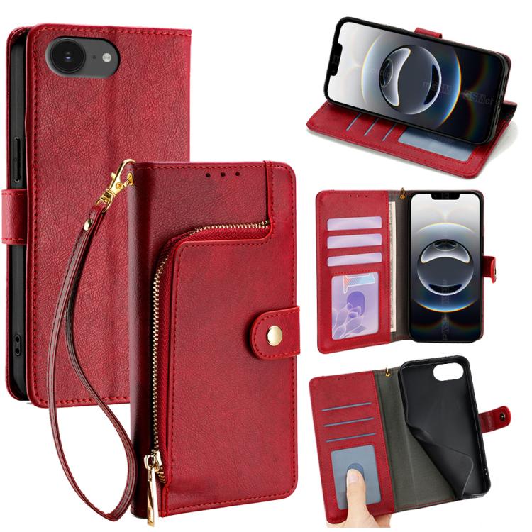 Zipper Bag Leather Phone Case