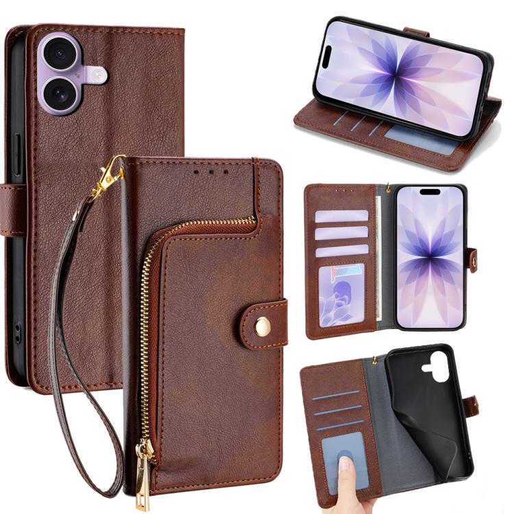 Zipper Bag Leather Phone Case