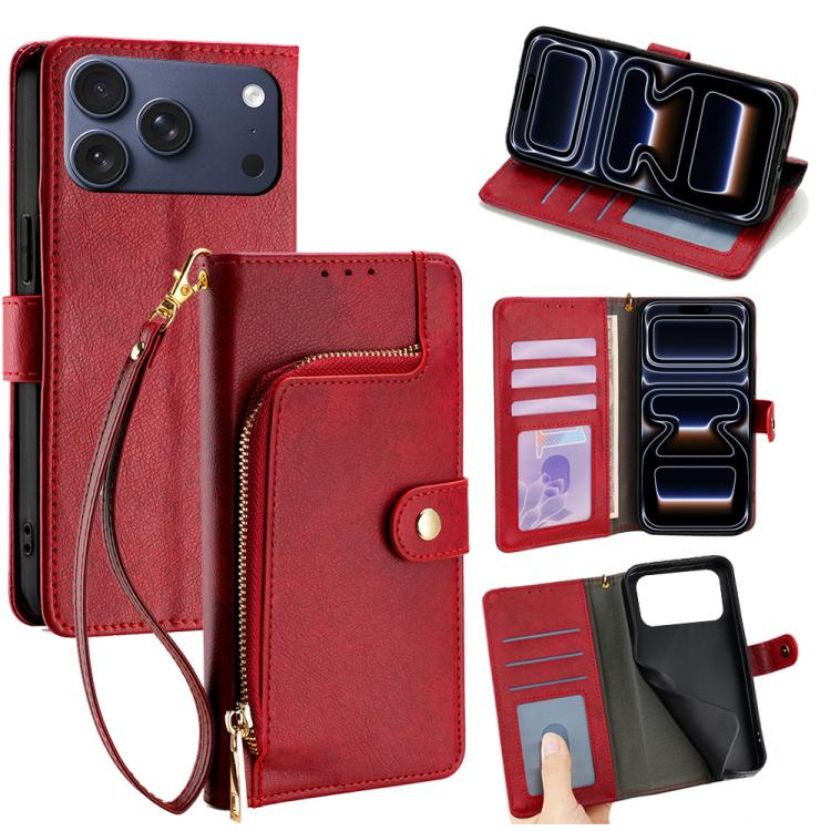 Zipper Bag Leather Phone Case