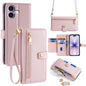 Sheep Texture Cross-body Zipper Wallet Leather Phone Case, For iPhone 17e / 16e, For iPhone 17 Pro Max, For iPhone 17 Pro, For iPhone 17